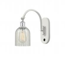  518-1W-WPC-G2511 - Caledonia - 1 Light - 5 inch - White Polished Chrome - Sconce