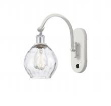  518-1W-WPC-G362 - Waverly - 1 Light - 6 inch - White Polished Chrome - Sconce