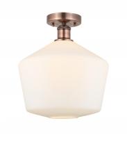  616-1F-AC-G651-12 - Cindyrella - 1 Light - 12 inch - Antique Copper - Semi-Flush Mount