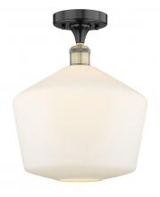  616-1F-BAB-G651-12 - Cindyrella - 1 Light - 12 inch - Black Antique Brass - Semi-Flush Mount