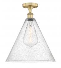  616-1F-BB-GBC-164 - Berkshire - 1 Light - 16 inch - Brushed Brass - Semi-Flush Mount