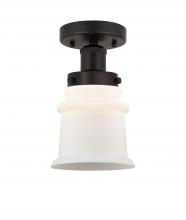  616-1F-OB-G181S - Canton - 1 Light - 5 inch - Oil Rubbed Bronze - Semi-Flush Mount