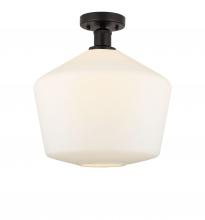  616-1F-OB-G651-12 - Cindyrella - 1 Light - 12 inch - Oil Rubbed Bronze - Semi-Flush Mount