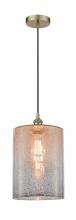  616-1P-AB-G116-L-LED - Cobbleskill - 1 Light - 9 inch - Antique Brass - Cord hung - Mini Pendant