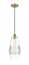 Innovations Lighting 616-1P-AB-G682-7-LED - Windham - 1 Light - 7 inch - Antique Brass - Cord hung - Mini Pendant