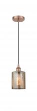 Innovations Lighting 616-1P-AC-G116-LED - Cobbleskill - 1 Light - 5 inch - Antique Copper - Cord hung - Mini Pendant