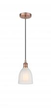 Innovations Lighting 616-1P-AC-G441-LED - Brookfield - 1 Light - 6 inch - Antique Copper - Cord hung - Mini Pendant