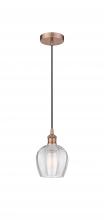 Innovations Lighting 616-1P-AC-G462-6-LED - Norfolk - 1 Light - 6 inch - Antique Copper - Cord hung - Mini Pendant
