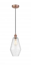  616-1P-AC-G654-7 - Cindyrella - 1 Light - 7 inch - Antique Copper - Cord hung - Mini Pendant