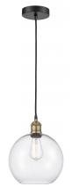  616-1P-BAB-G122-10 - Athens - 1 Light - 10 inch - Black Antique Brass - Cord hung - Mini Pendant