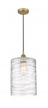  616-1P-BB-G1113-L - Cobbleskill - 1 Light - 9 inch - Brushed Brass - Cord hung - Mini Pendant