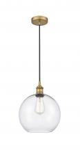  616-1P-BB-G122-10 - Athens - 1 Light - 10 inch - Brushed Brass - Cord hung - Mini Pendant