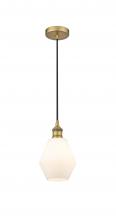  616-1P-BB-G651-6 - Cindyrella - 1 Light - 6 inch - Brushed Brass - Cord hung - Mini Pendant