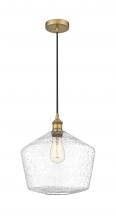  616-1P-BB-G654-12 - Cindyrella - 1 Light - 12 inch - Brushed Brass - Cord hung - Mini Pendant