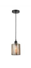  616-1P-BK-G116-LED - Cobbleskill - 1 Light - 5 inch - Matte Black - Cord hung - Mini Pendant