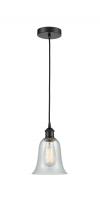  616-1P-BK-G2812-LED - Hanover - 1 Light - 6 inch - Matte Black - Cord hung - Mini Pendant