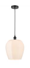  616-1P-BK-G461-12 - Norfolk - 1 Light - 12 inch - Matte Black - Cord hung - Mini Pendant