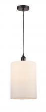  616-1P-OB-G111-L - Cobbleskill - 1 Light - 9 inch - Oil Rubbed Bronze - Cord hung - Mini Pendant