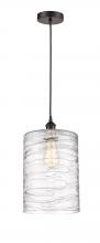  616-1P-OB-G1113-L - Cobbleskill - 1 Light - 9 inch - Oil Rubbed Bronze - Cord hung - Mini Pendant