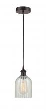 Innovations Lighting 616-1P-OB-G2511-LED - Caledonia - 1 Light - 5 inch - Oil Rubbed Bronze - Cord hung - Mini Pendant