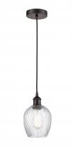 Innovations Lighting 616-1P-OB-G292-LED - Salina - 1 Light - 6 inch - Oil Rubbed Bronze - Cord hung - Mini Pendant