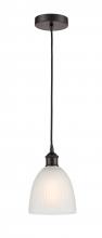 Innovations Lighting 616-1P-OB-G381-LED - Castile - 1 Light - 6 inch - Oil Rubbed Bronze - Cord hung - Mini Pendant