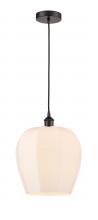  616-1P-OB-G461-12 - Norfolk - 1 Light - 12 inch - Oil Rubbed Bronze - Cord hung - Mini Pendant