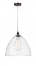  616-1P-OB-GBD-164 - Bristol - 1 Light - 16 inch - Oil Rubbed Bronze - Cord hung - Pendant