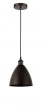 Innovations Lighting 616-1P-OB-MBD-75-OB-LED - Bristol - 1 Light - 8 inch - Oil Rubbed Bronze - Cord hung - Mini Pendant