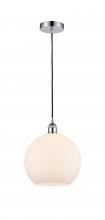  616-1P-PC-G121-10-LED - Athens - 1 Light - 10 inch - Polished Chrome - Cord hung - Mini Pendant