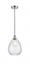  616-1P-PC-G372-LED - Waverly - 1 Light - 8 inch - Polished Chrome - Cord hung - Mini Pendant