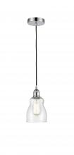  616-1P-PC-G394 - Ellery - 1 Light - 5 inch - Polished Chrome - Cord hung - Mini Pendant