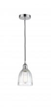  616-1P-PC-G442 - Brookfield - 1 Light - 6 inch - Polished Chrome - Cord hung - Mini Pendant