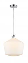  616-1P-PC-G651-12-LED - Cindyrella - 1 Light - 12 inch - Polished Chrome - Cord hung - Mini Pendant