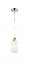  616-1P-PC-G801-LED - Clymer - 1 Light - 4 inch - Polished Chrome - Cord hung - Mini Pendant