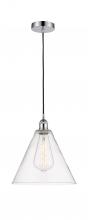  616-1P-PC-GBC-122 - Berkshire - 1 Light - 12 inch - Polished Chrome - Cord hung - Mini Pendant