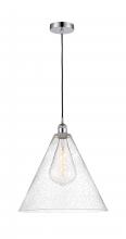  616-1P-PC-GBC-164 - Berkshire - 1 Light - 16 inch - Polished Chrome - Cord hung - Pendant