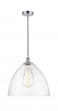  616-1P-PC-GBD-164 - Bristol - 1 Light - 16 inch - Polished Chrome - Cord hung - Pendant