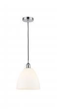  616-1P-PC-GBD-91-LED - Bristol - 1 Light - 9 inch - Polished Chrome - Cord hung - Mini Pendant