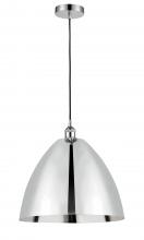  616-1P-PC-MBD-16-PC - Bristol - 1 Light - 16 inch - Polished Chrome - Cord hung - Mini Pendant