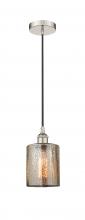  616-1P-PN-G116-LED - Cobbleskill - 1 Light - 5 inch - Polished Nickel - Cord hung - Mini Pendant