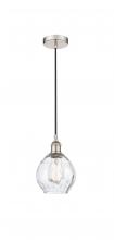  616-1P-PN-G362-LED - Waverly - 1 Light - 6 inch - Polished Nickel - Cord hung - Mini Pendant