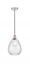  616-1P-PN-G372-LED - Waverly - 1 Light - 8 inch - Polished Nickel - Cord hung - Mini Pendant