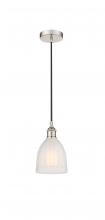 Innovations Lighting 616-1P-PN-G441-LED - Brookfield - 1 Light - 6 inch - Polished Nickel - Cord hung - Mini Pendant