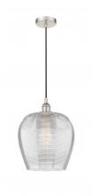  616-1P-PN-G462-12-LED - Norfolk - 1 Light - 12 inch - Polished Nickel - Cord hung - Mini Pendant