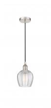  616-1P-PN-G462-6-LED - Norfolk - 1 Light - 6 inch - Polished Nickel - Cord hung - Mini Pendant