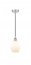  616-1P-PN-G651-6-LED - Cindyrella - 1 Light - 6 inch - Polished Nickel - Cord hung - Mini Pendant