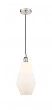  616-1P-PN-G651-7-LED - Cindyrella - 1 Light - 7 inch - Polished Nickel - Cord hung - Mini Pendant