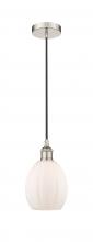  616-1P-PN-G81-LED - Eaton - 1 Light - 6 inch - Polished Nickel - Cord hung - Mini Pendant