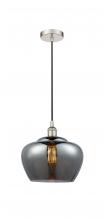  616-1P-PN-G93-L-LED - Fenton - 1 Light - 11 inch - Polished Nickel - Cord hung - Mini Pendant